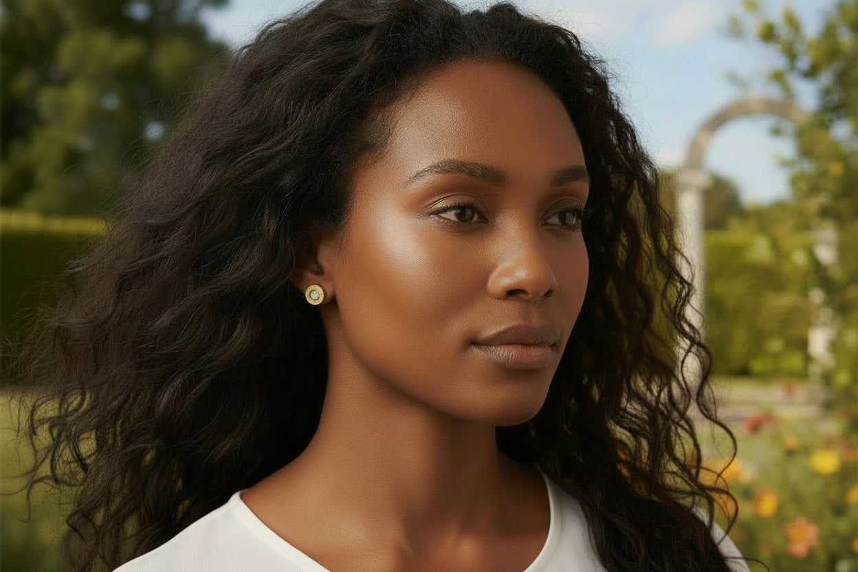 Eternal Connection Roman Numeral Earrings